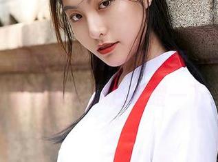 蜜桃社 – 最新琉璃lily连衣裙，一眨眼就被绚丽的颜色咯噔一下